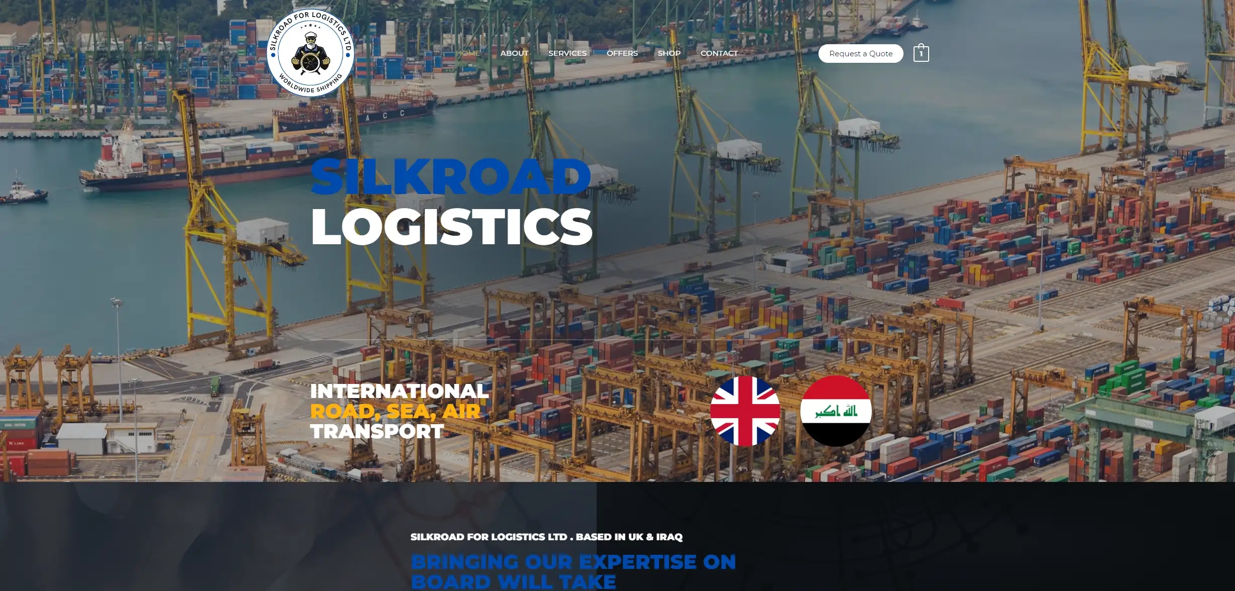 Silkroad Logistics Website
